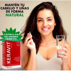KERAVIT 90 CÁPSULAS CABELLO Y UÑAS